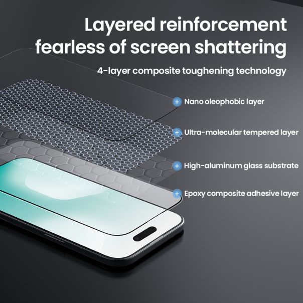 NILLKIN Folija za zaštitu ekrana GLASS za iPhone 17 CP+Pro - FL11711