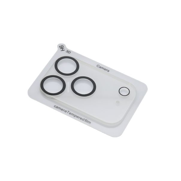 Folija za zaštitu kamere GLASS ULTRA THIN za iPhone 17 Pro, crna - FL11741