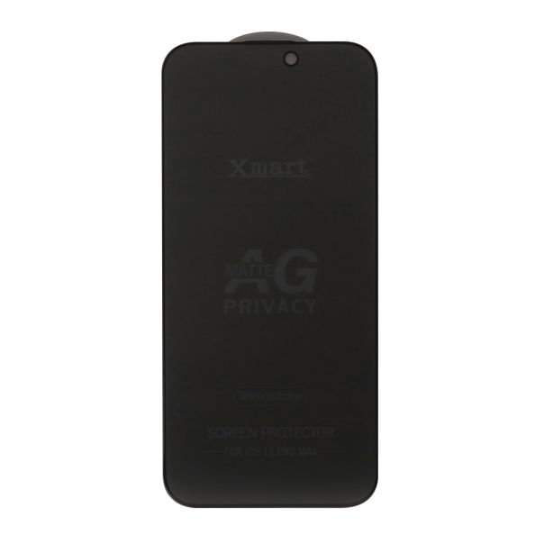 Staklo za zaštitu ekrana X-MART AG MATTE PRIVACY GLASS za iPhone 15 Pro - FL11788
