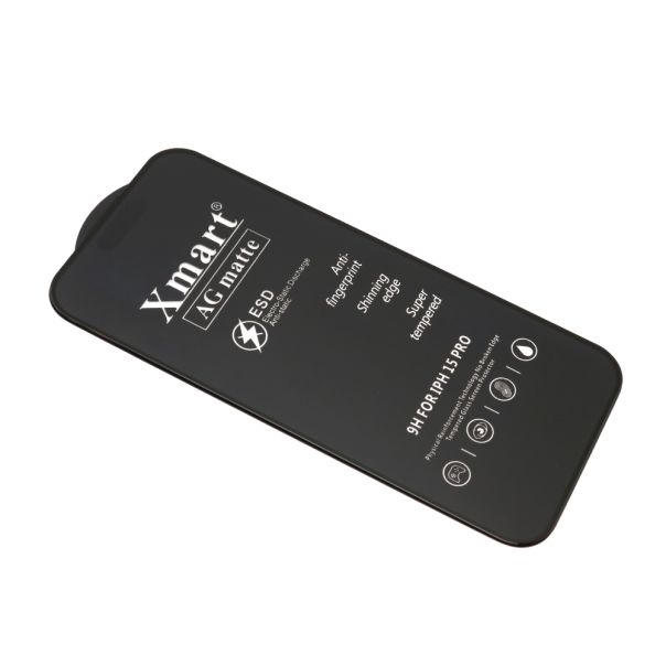 Staklo za zaštitu ekrana GLASS X-MART AG MATTE CLEAR za iPhone 15 Pro - FL11917