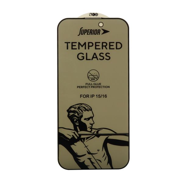 Folija za zastitu ekrana GLASS SUPERIOR PRIVACY 2.5D za iPhone 15 (6.1)/iPhone 16 (6.1) - EP3001084