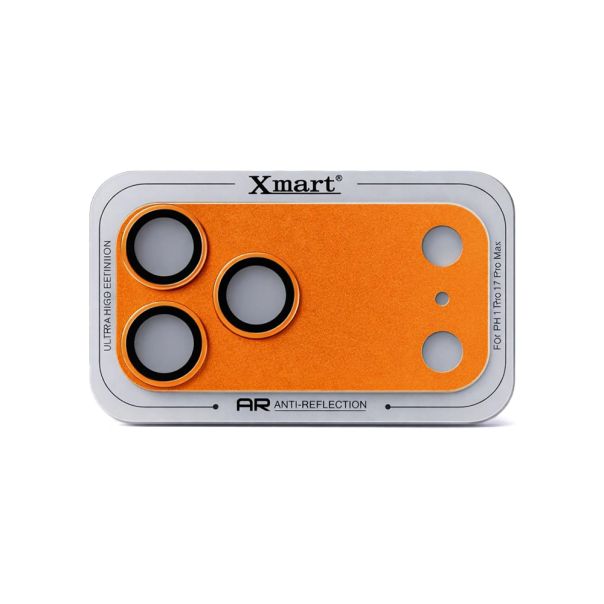 Folija za zaštitu kamere X-MART Full Coverage za iPhone 17 Pro Max, narandžasta - EP3070109