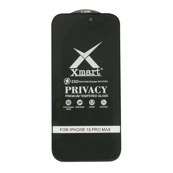 Zastitno staklo za iPhone 18 Pro Max (6.9) GLASS X mart 9D PRIVACY - EP3214463