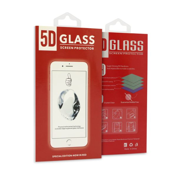 Folija za zaštitu ekrana Glass 5D za Iphone XR/11, crna - FL6751