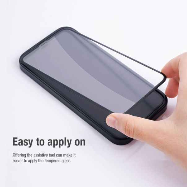 NILKIN Folija za zaštitu ekrana za iPhone 12/12 Pro, crna - FL8501