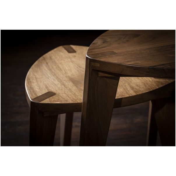 MEDA FURNITURE Hoklica Kurumi Heimen L – orah 45 cm - OrahL45rav