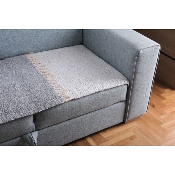 DEKOR DOM Fleker 70x70cm, siva/ivory - 021229