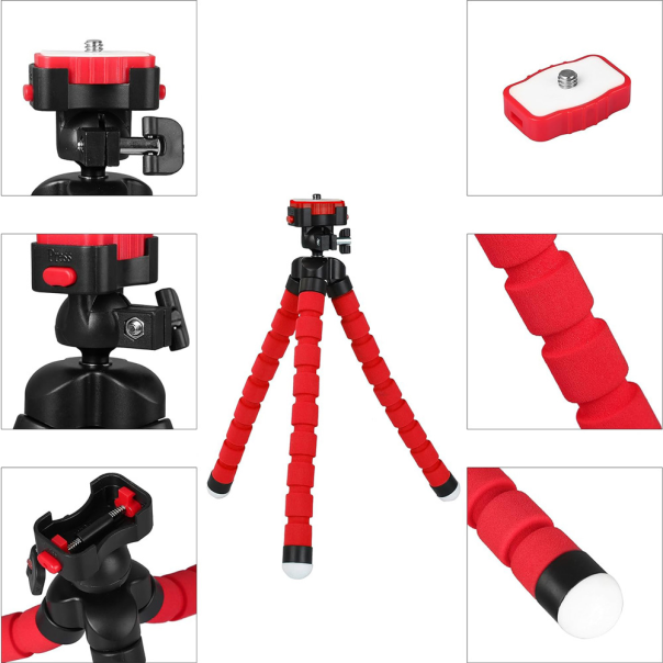 Fleksiblni tripod Kingjoy KT-600 crveni - 212780