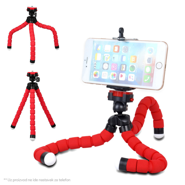 Fleksiblni tripod Kingjoy KT-600 crveni - 212780
