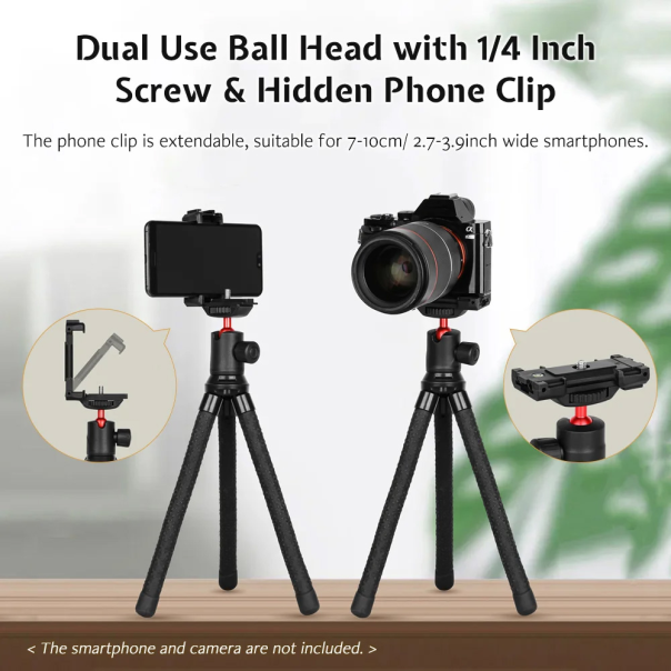 Fleksiblni tripod Kingjoy KT-660 + drzac za telefon - 212777