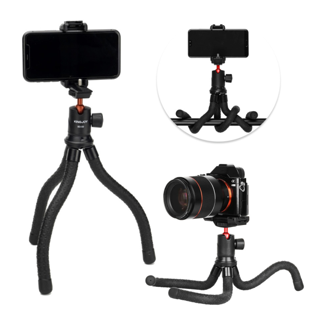 Fleksiblni tripod Kingjoy KT-660 + drzac za telefon - 212777
