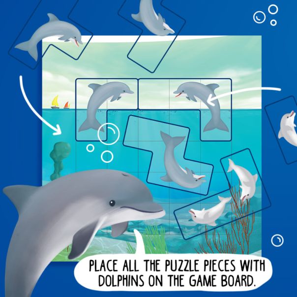 SMART GAMES Flippin' Dolphins - 1722-1-1-1-1