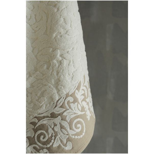 DEKOR DOM Peškir Floral 50x90cm, ivory - 021700
