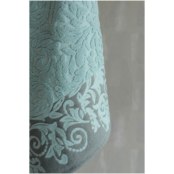 DEKOR DOM Peškir Floral 70x140cm, turquoise - 021694
