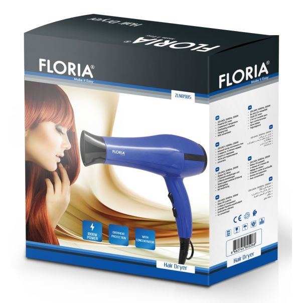 FLORIA Fen za kosu  ZLN8985, plava - 8911