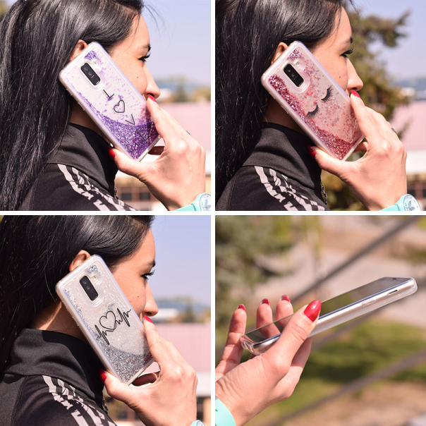 Maska za Samsung A9/ A920F/ A9s (2018) Fluid Love pink - 032067