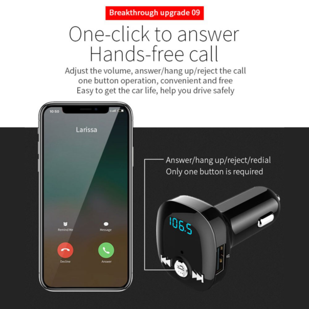 FM transmiter BC40Q crni - 83166