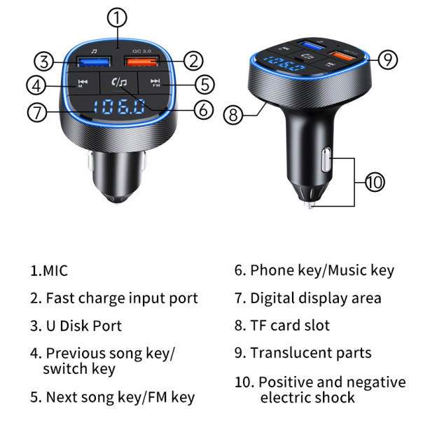 FM transmiter BC57B - 201843