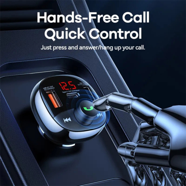 FM Transmiter REMAX RCC331 64.5W crni - 620556