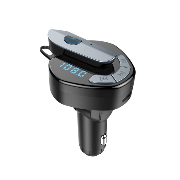 FM transmiter V8 USB TF Bluetooth 5.0 12-24V handsfree crni - 99321