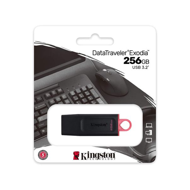 USB Flash memorija Kingston Data Traveler Exodia 3.2 256GB DTX crno roze - EP2979708
