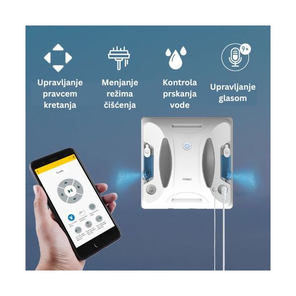 ZOTRIX Pametni robot za čišćenje prozora FMART W6 - FMARTW6