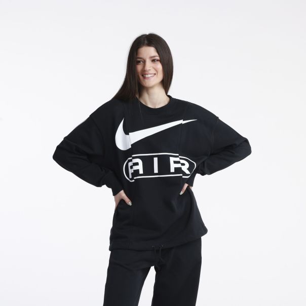 NIKE Duks w nsw air oos flc crew W - FN1897-010