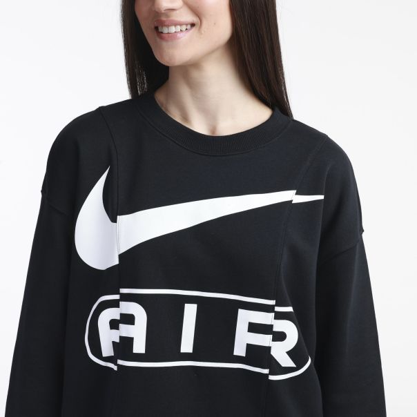 NIKE Duks w nsw air oos flc crew W - FN1897-010