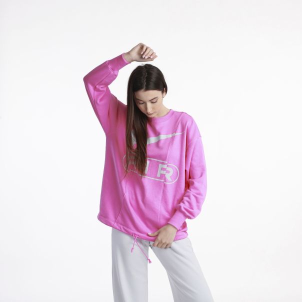 NIKE Duks w nsw air oos flc creW W - FN1897-675