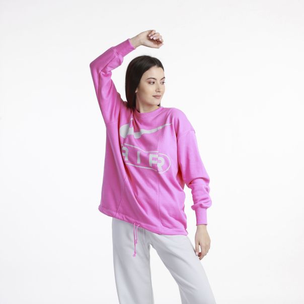 NIKE Duks w nsw air oos flc creW W - FN1897-675