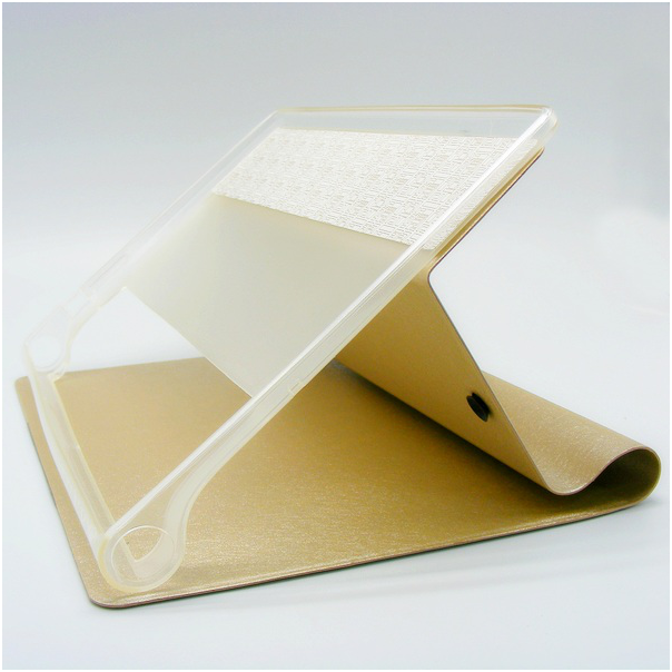 Maska za Lenovo B6000 zlatna na preklop Folio tablet - 006515