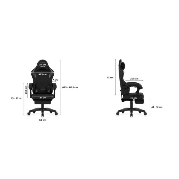 Huzaro Force 3.7 Carbon Gaming stolica - 1743-1