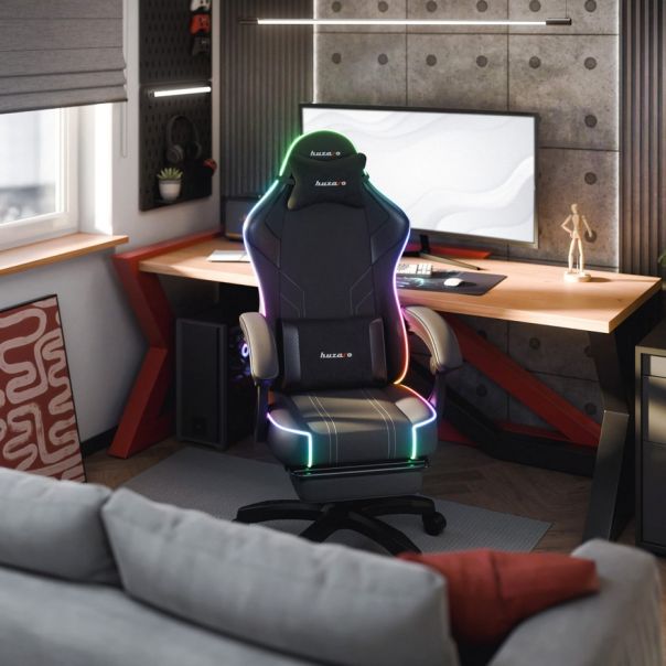 Huzaro Force 3.7 RGB Crna Gaming stolica - 1745-1