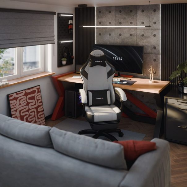 Huzaro Force 3.7 Siva Gaming stolica - 1744-1