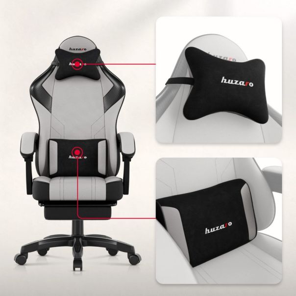 Huzaro Force 3.7 Siva Gaming stolica - 1744-1