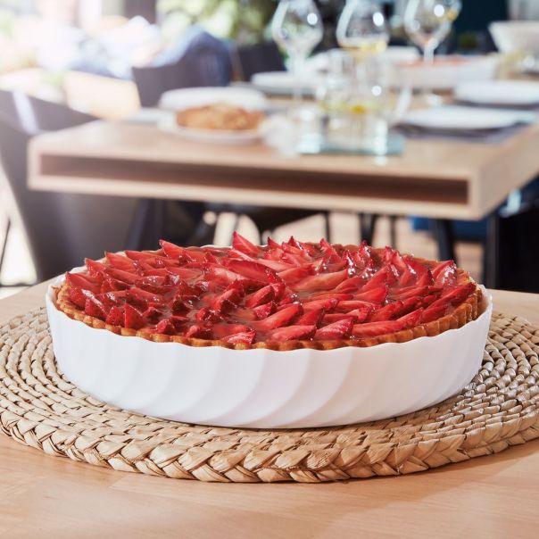 LUMINARC Oval 26cm Trianon, bela - P4021