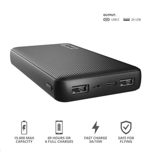 TRUST Power bank Primo ECO 15000mAh - 24677