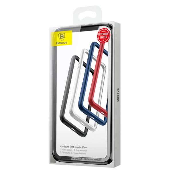 Maska za iPhone X crvena Baseus Hard and Soft - EP2864877