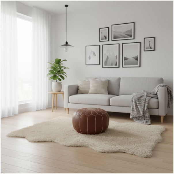 Tabure Kožni Maroko braon - EP2894105