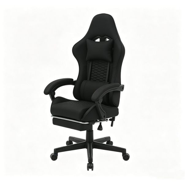 ePlayGame Gejmerska stolica HC-4095 FABRIC-BS2 crna - HC-4095 FABRIC-BS2