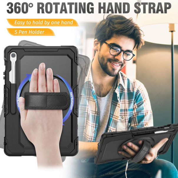 Futrola Shockproof za Samsung Tab S10 FE Plus crna - 620067