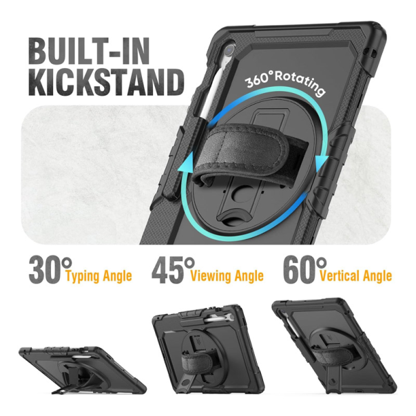 Futrola Shockproof za Samsung Tab S10 FE Plus crna - 620067