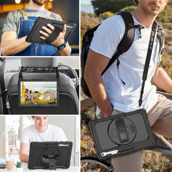 Futrola Shockproof za Samsung Tab S10 FE Plus crna - 620067