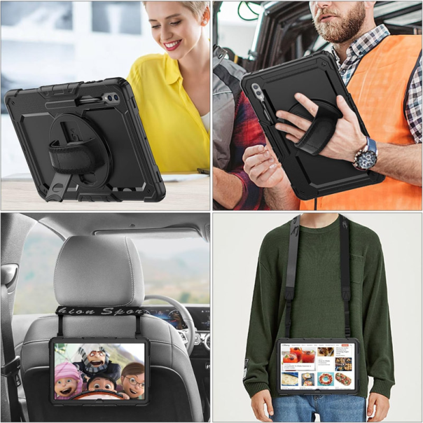 Futrola Shockproof za Samsung Tab S9 Ultra/ X910/ S10 Ultra/X920 crna - 614401