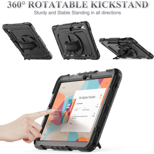 Futrola Shockproof za Samsung Tab S9/ X710/ S9 FE/ X510/ S10 FE/ X520 crna - 614400