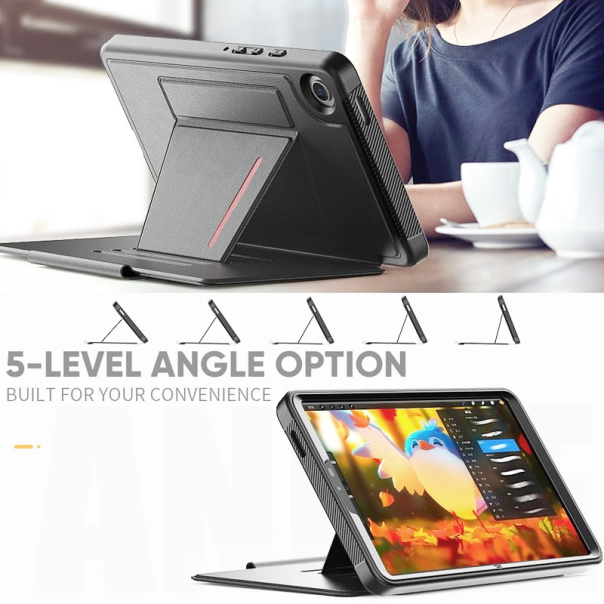 Futrola Smart Funcional Cover za Samsung Tab A9/ X110 siva - 617489-1