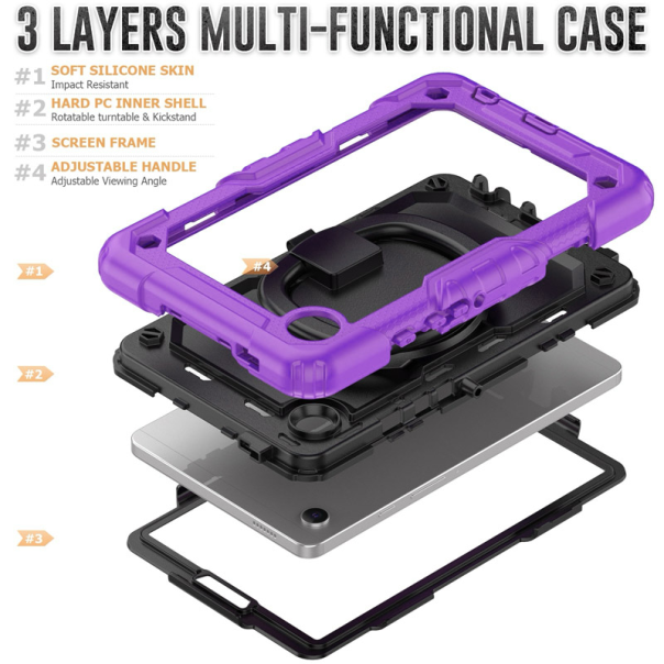 Futrola STRAP za Samsung Tab A9/ X110 ljubičasta - 513480