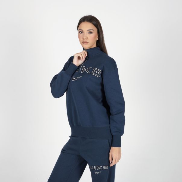 NIKE Duks nsw phnx flc oos logo qz top W - FV7679-478