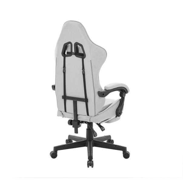 ePlayGame Gejmerska stolica HC-4095 FABRIC-DGS2 svetlo siva - HC-4095 FABRIC-DGS2