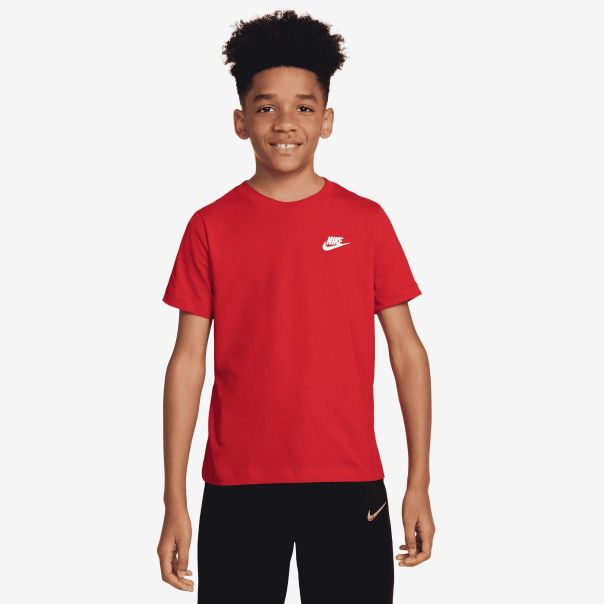 NIKE Majica kratak rukav nsw tee emb futura lbr BG - FZ5177-657
